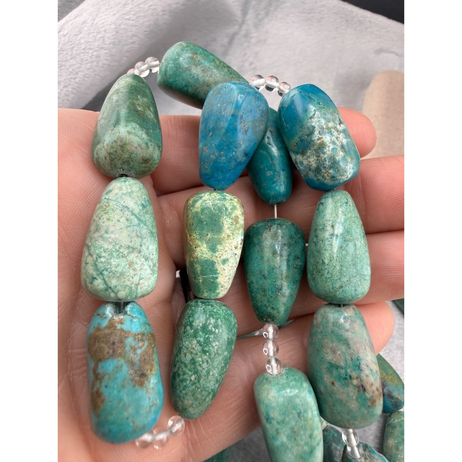 Barse Turquoise Necklace 925 Signed Chunky 38 87$
